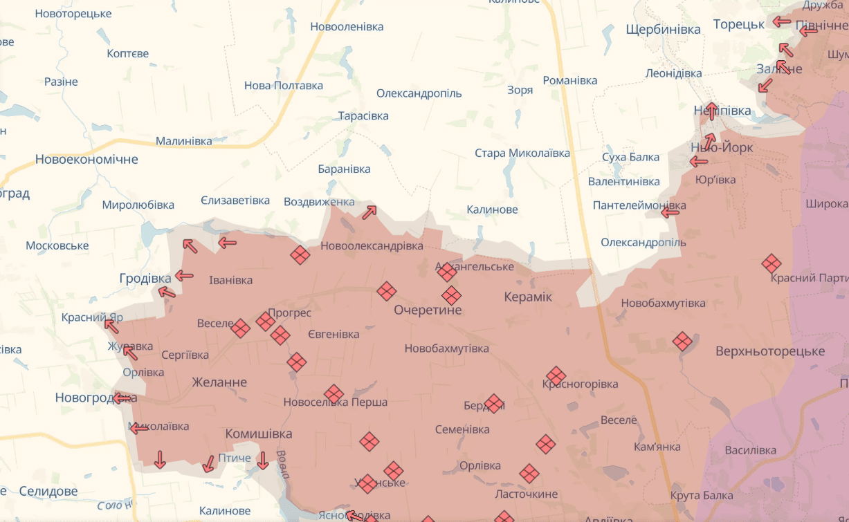 Протягом минулої доби зафіксовано 134 бойових зіткнення, - Генштаб ЗСУ