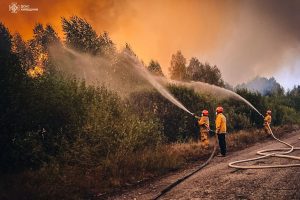 На Київщині локалізували пожежу на площі 421 га, радіаційний фон в нормі, - ДСНС (фото, відео)