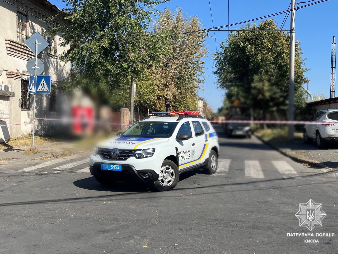 У Голосіївському районі в зв'язку з ліквідацією наслідків вибуху на АТП перекрито рух низкою вулиць