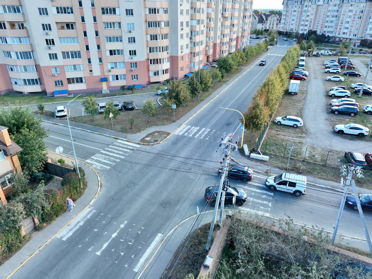 В Бучі на перехресті вулиць Вишневої та Богдана Хмельницького облаштують круговий рух