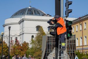 У столиці відремонтували 32 світлофорні об’єкти з дотриманням принципів безбар’єрності