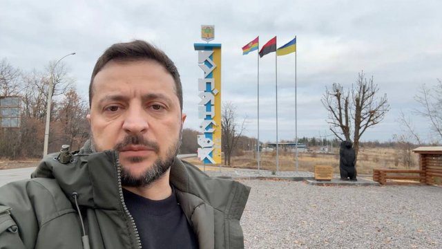 Зеленський відвідав Куп’янськ і привітав воїнів із Днем сержанта