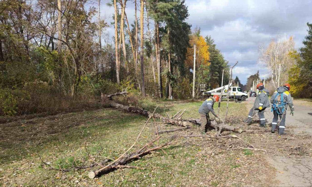 На Київщині ліквідували наслідки негоди