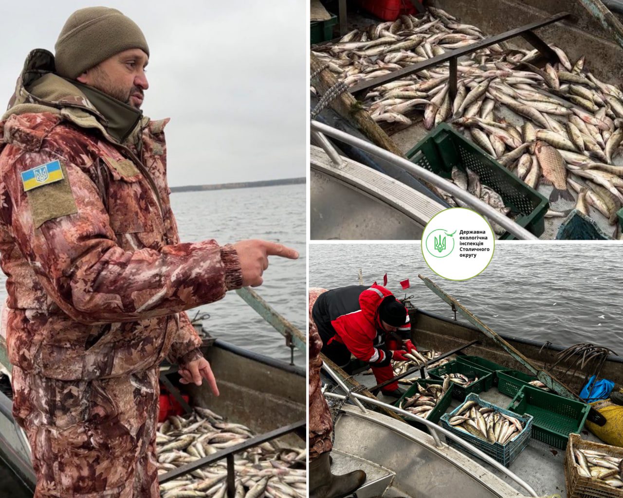 На Канівському водосховищі рибалка наловив риби зі збитком у мільйон гривень