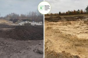 У Фастівському районі виявили декілька осередків незаконного видобутку піску