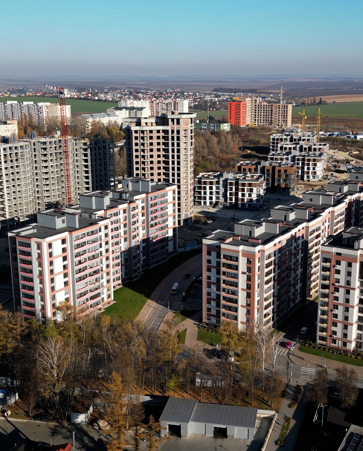 “Креатор-Буд” оприлюднив фотозвіт з будівництва ЖК “Варшавський мікрорайон” у Тернополі за листопад