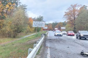 В області уламки БпЛА впали на трасу Київ-Ірпінь, рух ускладнено