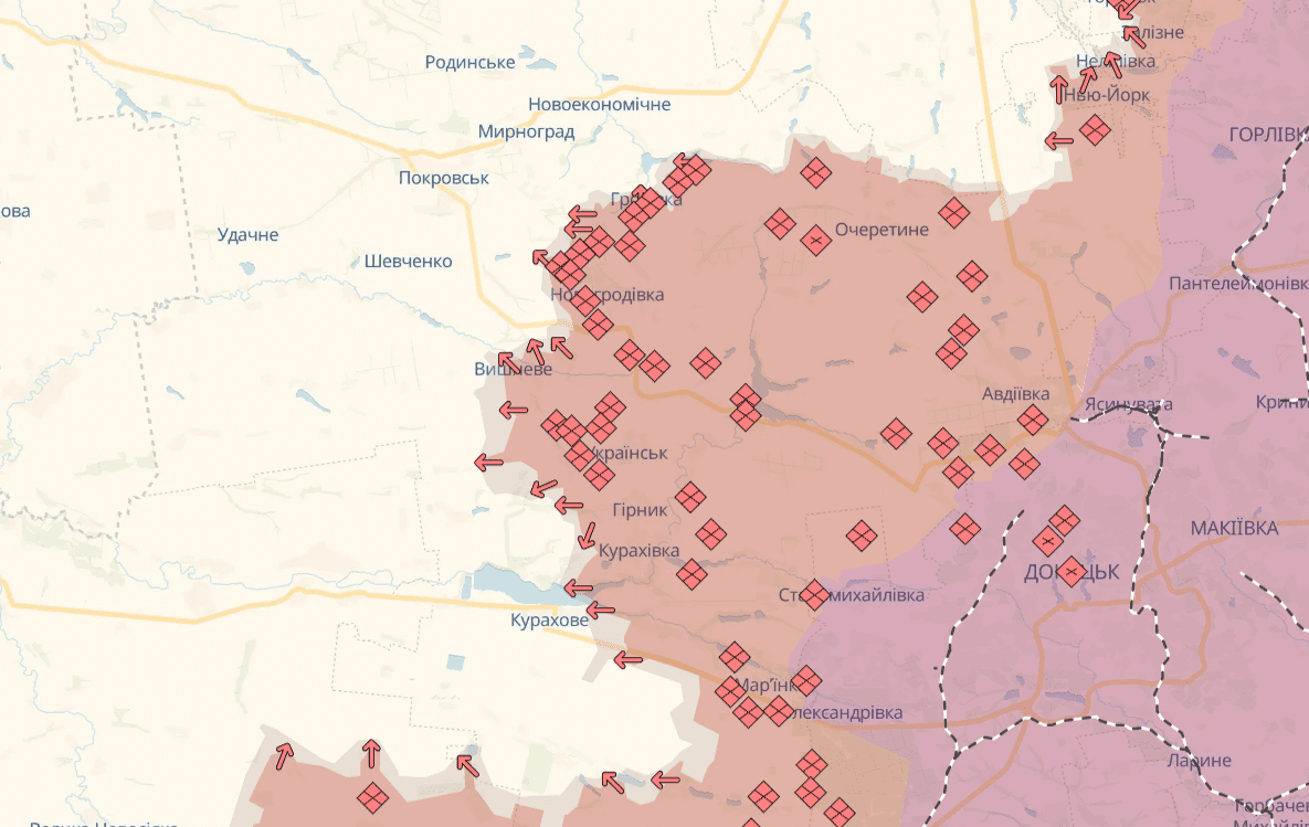 Від початку доби відбулося 75 бойових зіткнень, - Генштаб ЗСУ