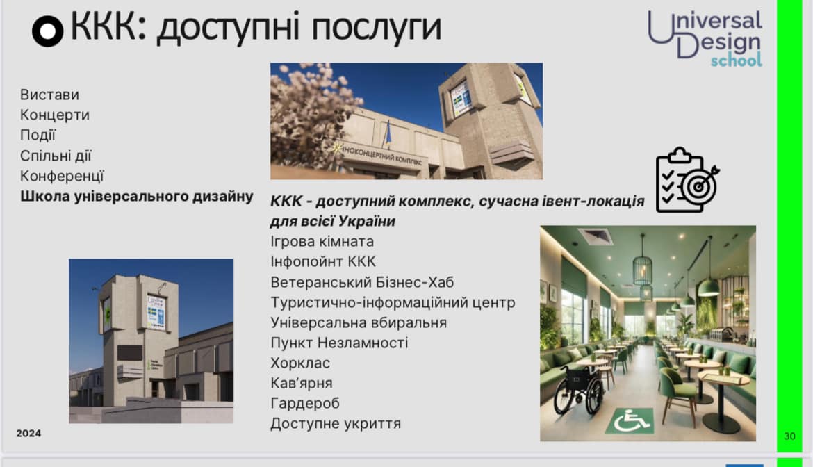 Без бар’єрів: Славутич хоче трансформувати кіноконцертний комплекс в інклюзивний культурний простір