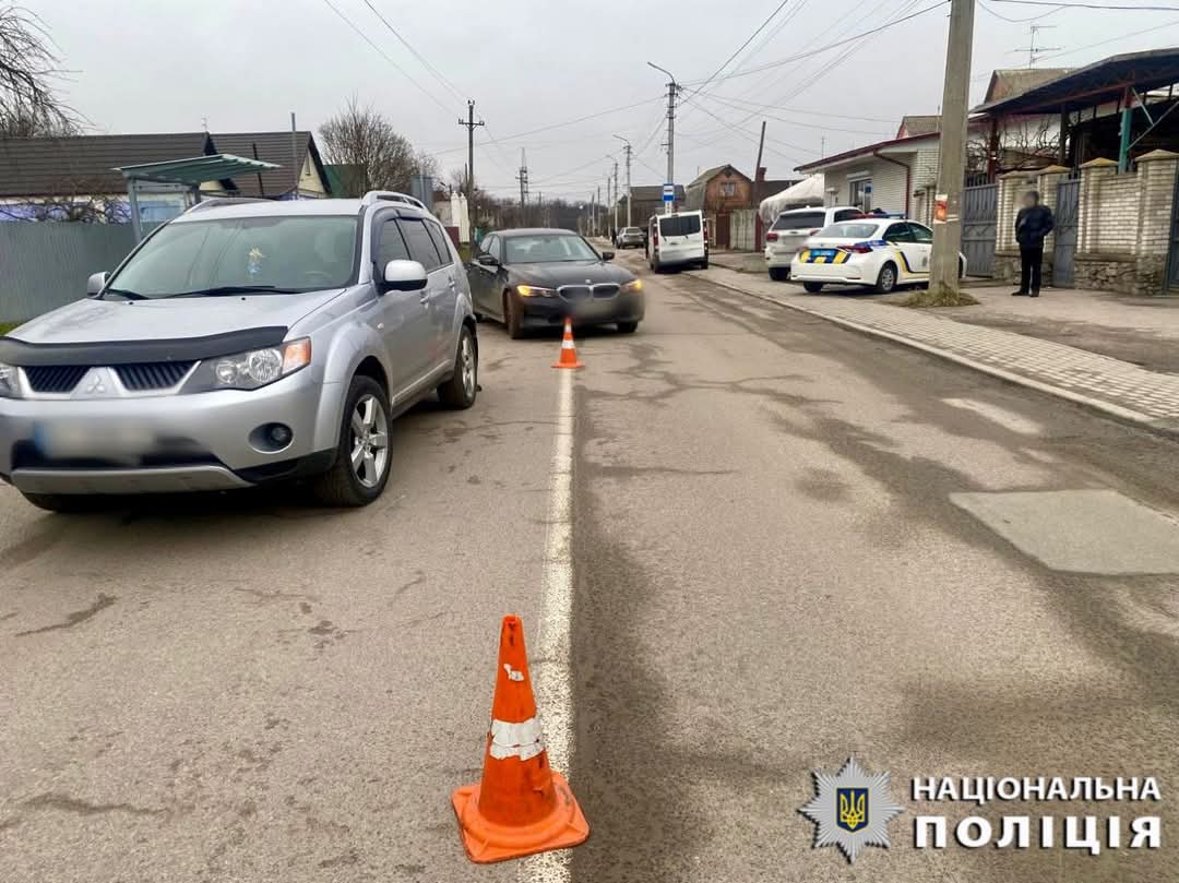 Поліція Київщини розслідує ДТП у Білій Церкві, у якому постраждала водійка BMW