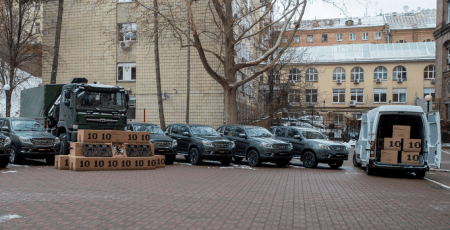 Столиця передала батальйону ударних безпілотних авіакомплексів «Ахіллес» 92 бригади чергову партію допомоги