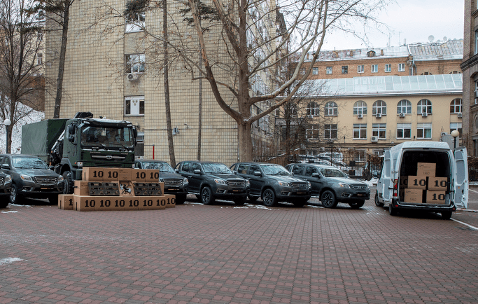 Столиця передала батальйону ударних безпілотних авіакомплексів «Ахіллес» 92 бригади чергову партію допомоги