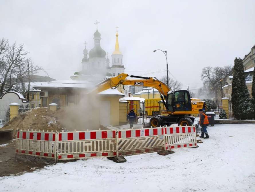 Ділянку теплотраси на Печерську відремонтують за 9,7 млн гривень