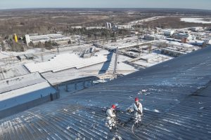 ДСНС продовжує ліквідацію наслідків удару ворожого безпілотника по ЧАЕС