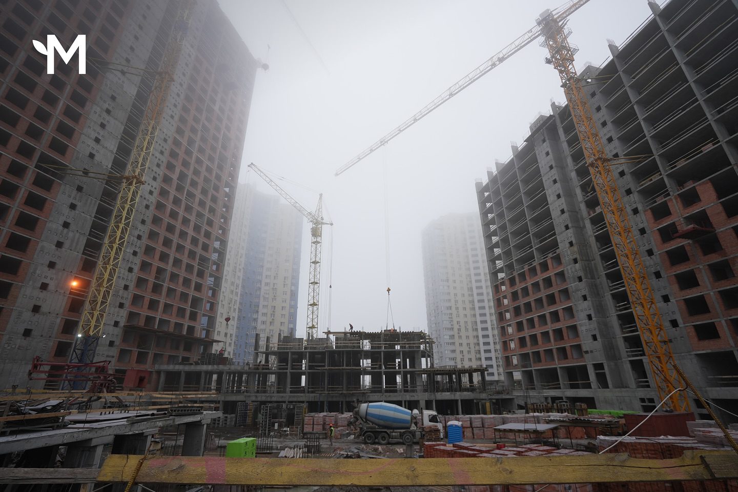 DIM поділився динамікою будівництва за січень DIM поділився динамікою будівництва за січень