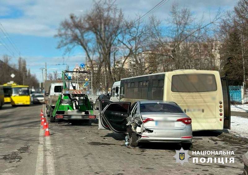 Правоохоронці затримали водія, який скоїв "п'яну" ДТП на Лісовому масиві столиці (фото)