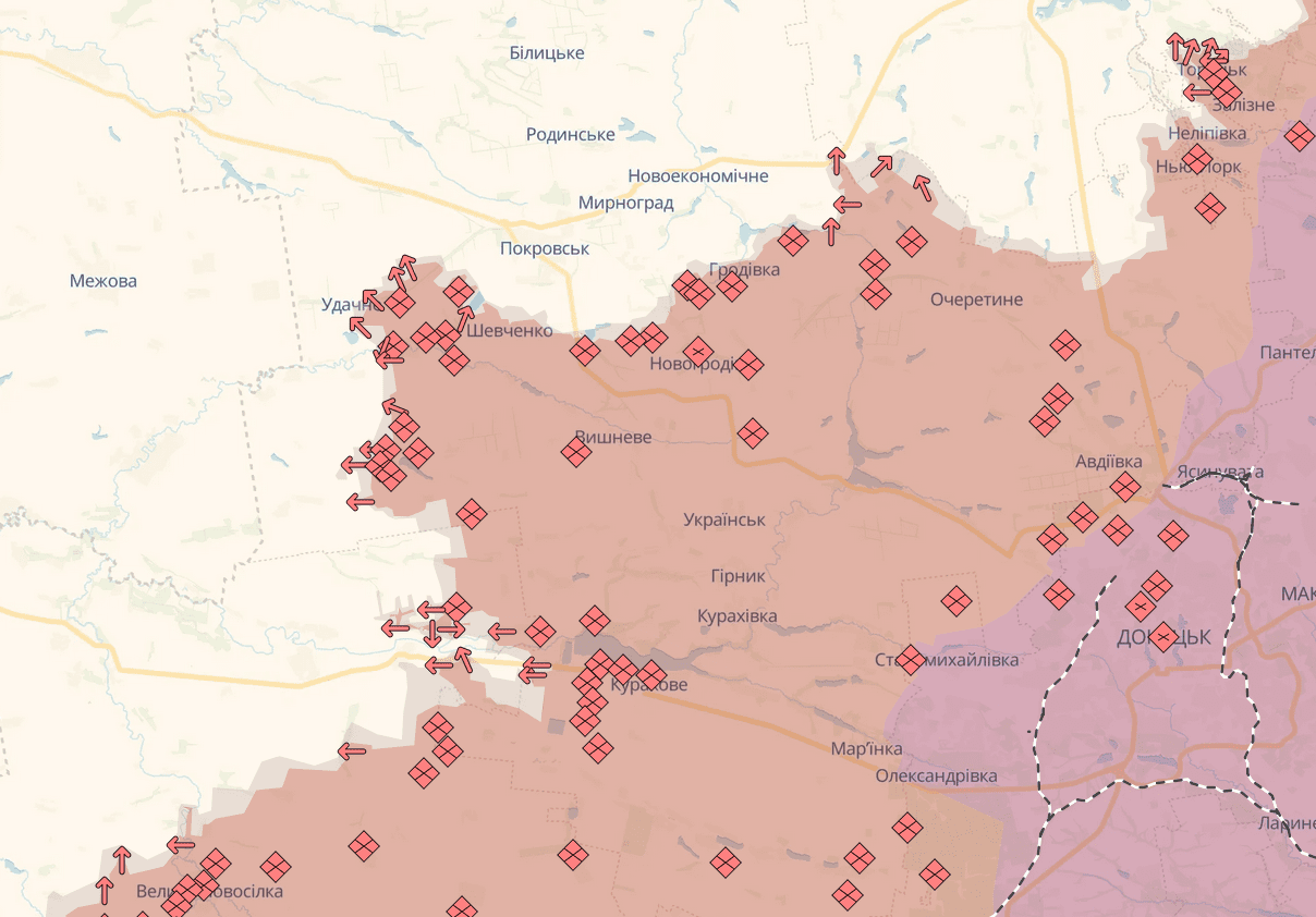 Протягом минулої доби відбулось 156 бойових зіткнень, - Генштаб ЗСУ