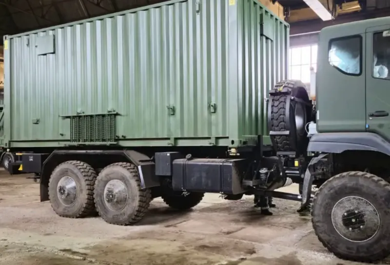 ЗСУ отримали нову модифікацію мобільного прально-лазневого комплексу