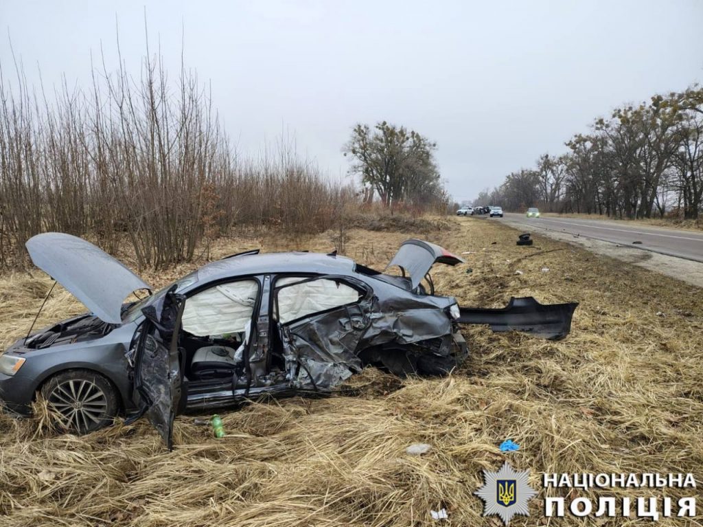 На Вишгоодчині водій напідпитку спричинив автотрощу (фото)