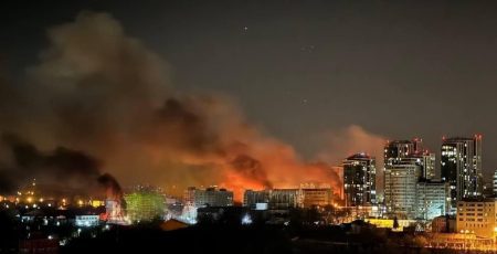 Ворог масовано атакував ударними безпілотниками Харків та Дніпро (фото)