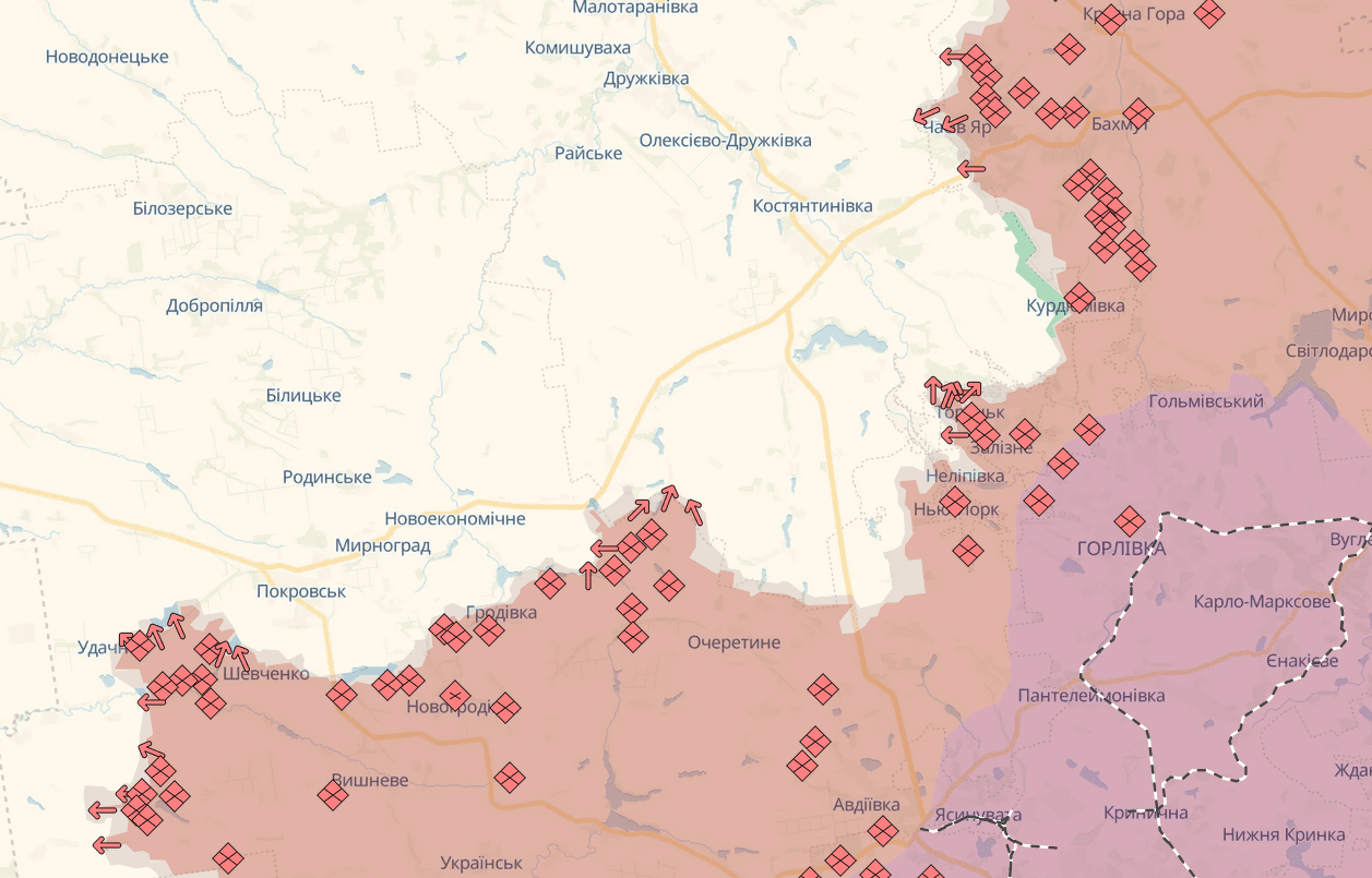 Протягом минулої доби зафіксовано 165 боєзіткнень, - Генштаб ЗСУ