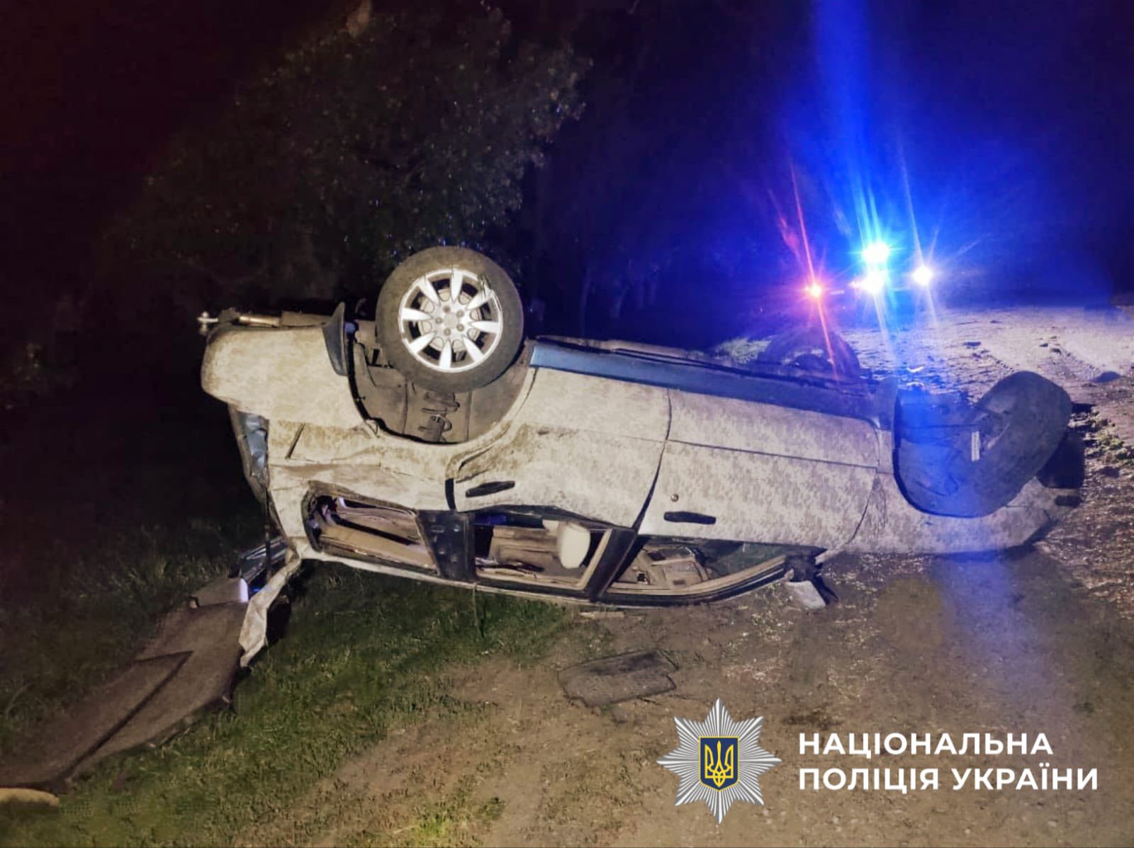 На Білоцерківщині п'яний водій не впорався з управлінням, загинула пасажирка (фото)