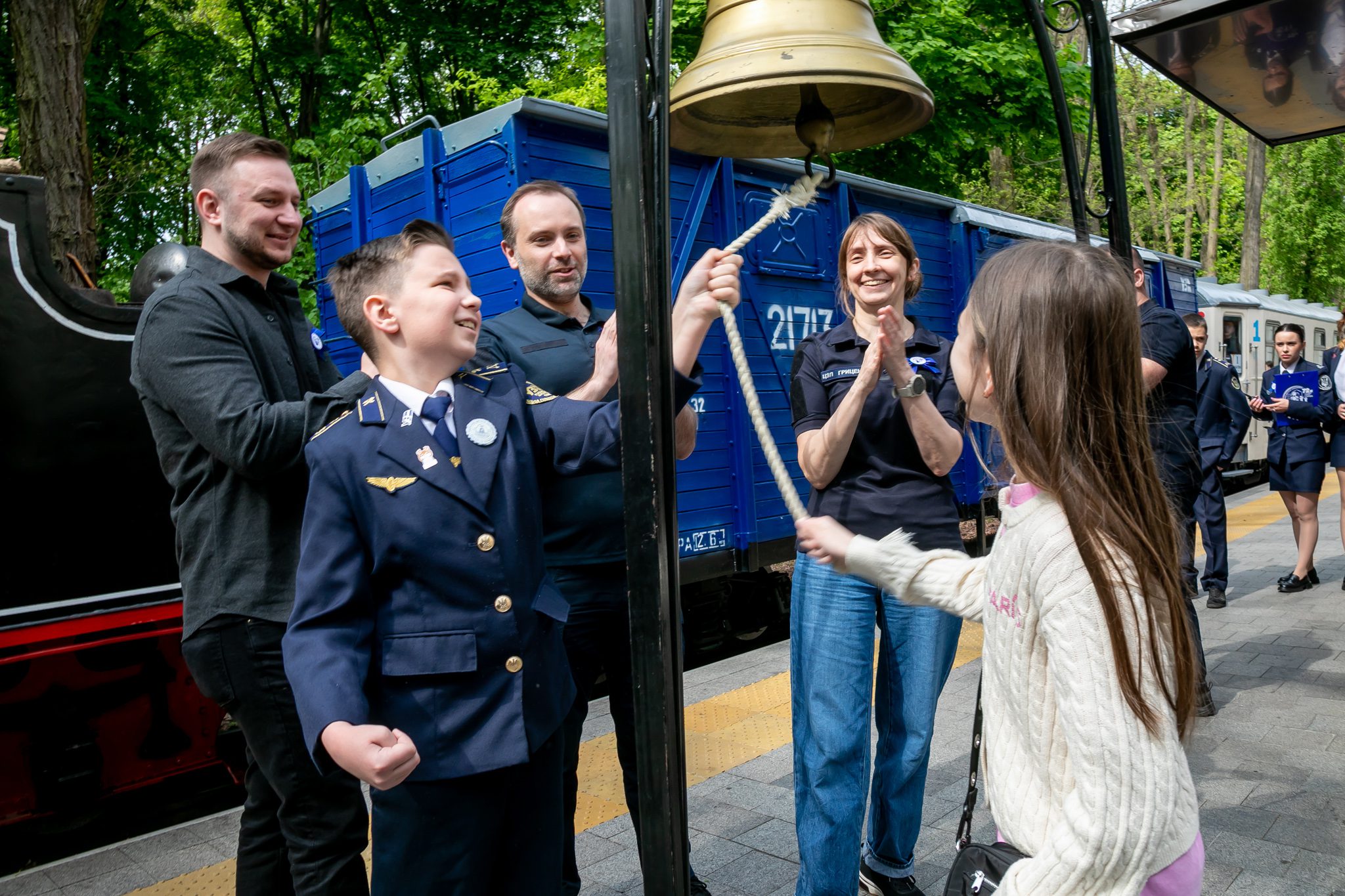 Київська дитяча залізниця урочисто відкрила 72-й сезон (фото)