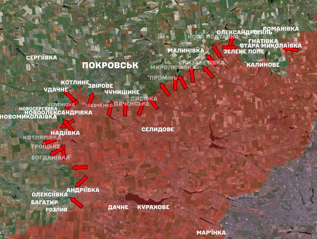 Зведення Генштабу: за добу на фронті зафіксовано 269 бойових зіткнень