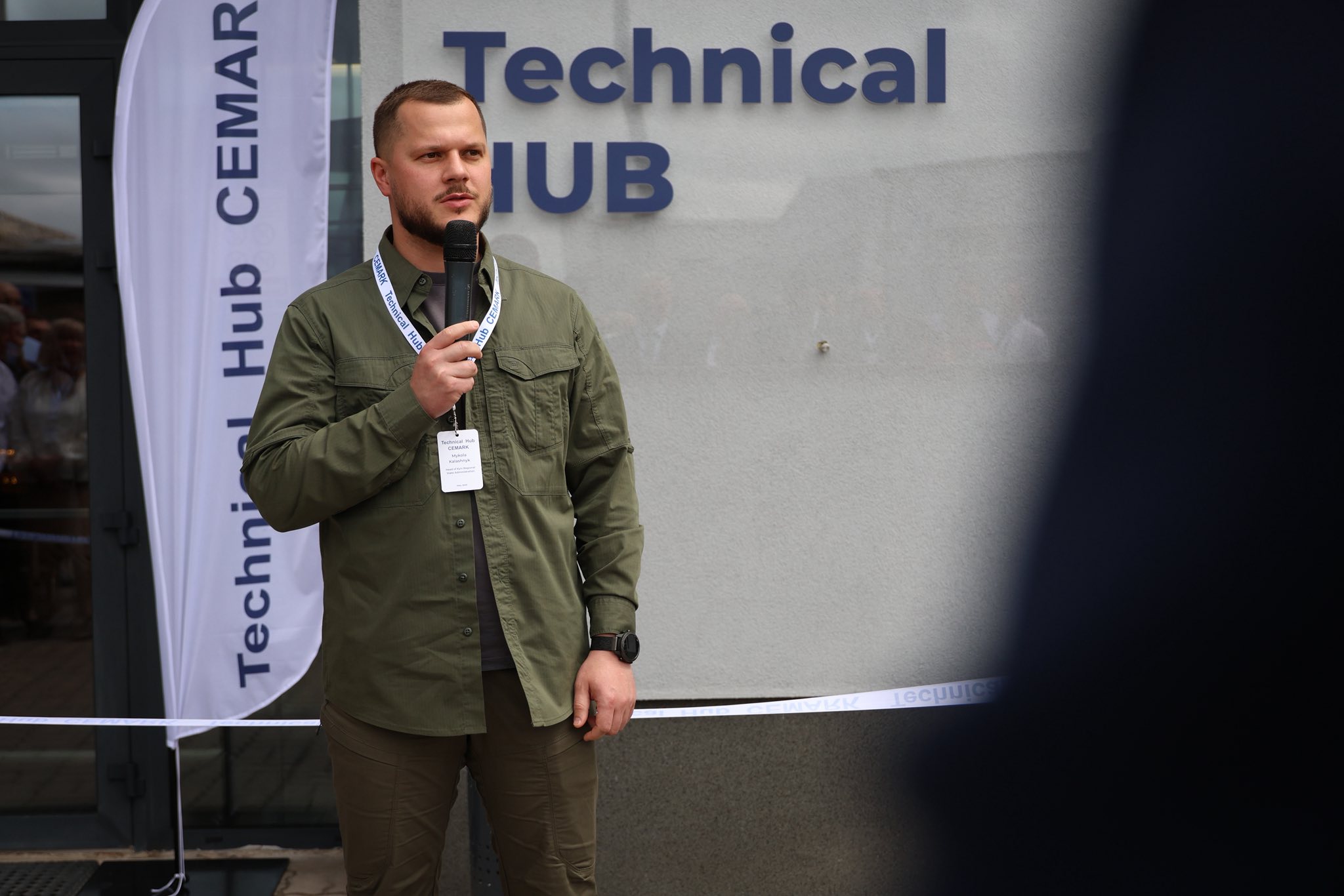 Микола Калашник взяв участь у відкритті на Бучанщині першого в Україні теххабу будматеріалів