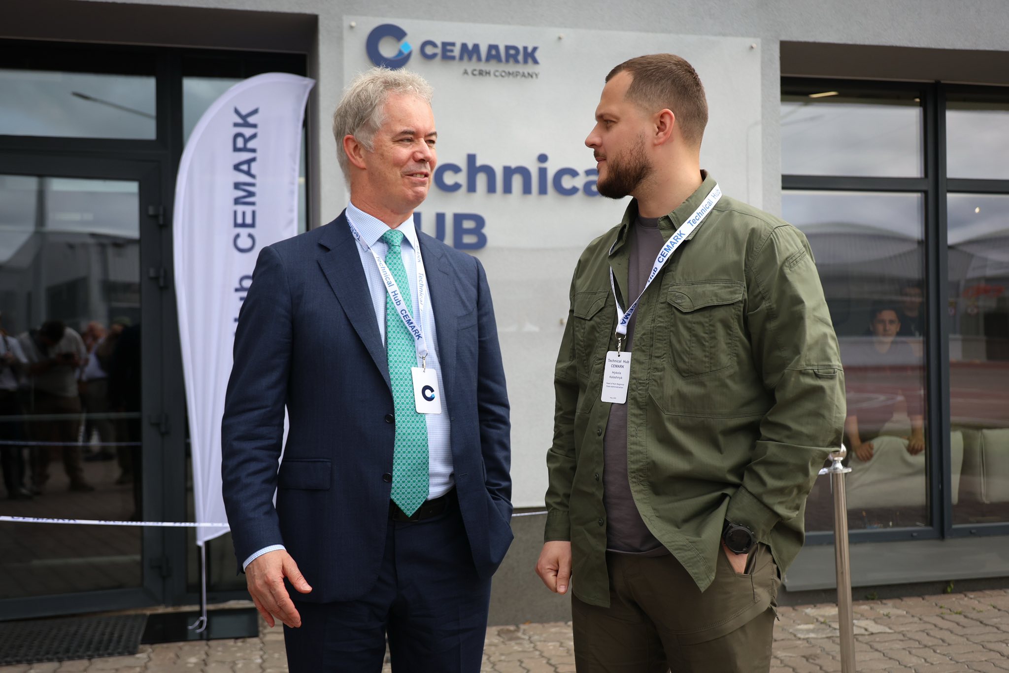 Микола Калашник взяв участь у відкритті на Бучанщині першого в Україні теххабу будматеріалів