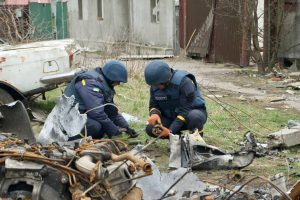 У Бучанському районі Київщині проводять вибухові роботи У Бучанському районі Київщині проводять вибухові роботи
