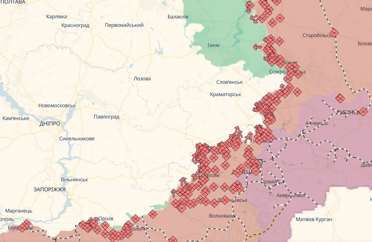 Протягом минулої доби зафіксовано 196 боєзіткнень - Генштаб ЗСУ