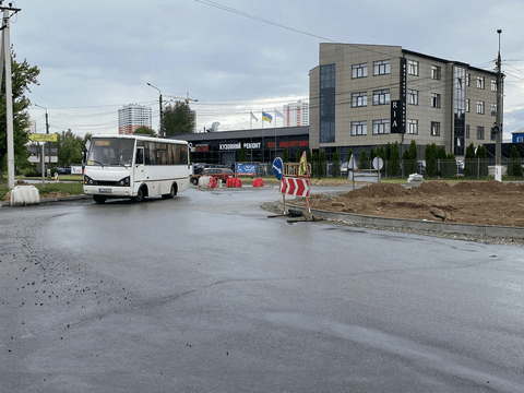 У Броварах триває облаштування кругової розв’язки на важливому промисловому вузлі