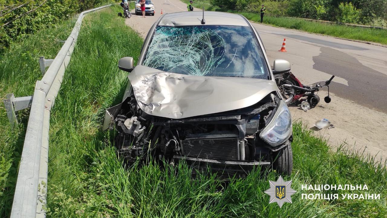 На Богуславщині у ДТП загинув мотоцикліст (фото) На Богуславщині у ДТП загинув мотоцикліст