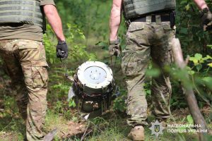 У столиці місцеві мешканці знайшли в лісосмузі два ворожі БпЛА (фото) У столиці місцеві мешканці знайшли в лісосмузі два ворожі БпЛА (фото)