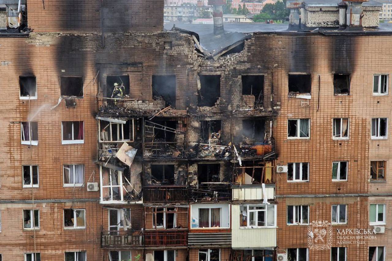 Масована атака рф на Харків забрала життя 3 людей, серед постраждалих немовля