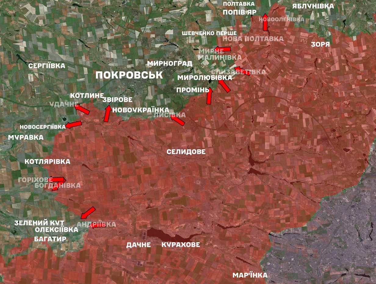 За добу на фронті відбулося 174 бої, відносна більшість на Покровському напрямку