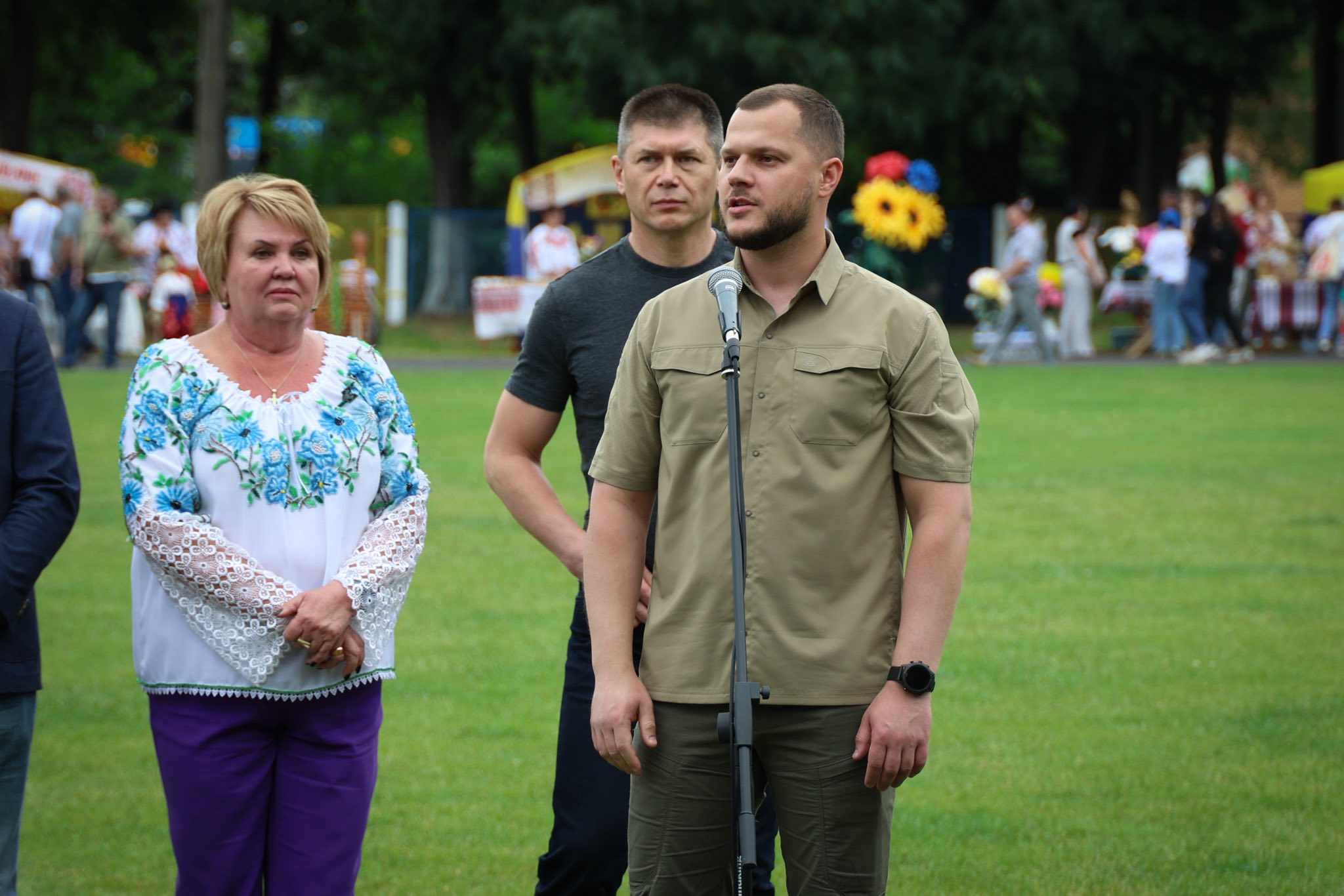 Микола Калашник разом із Яготинською громадою взяв участь у святкових заходах з нагоди Дня Конституції