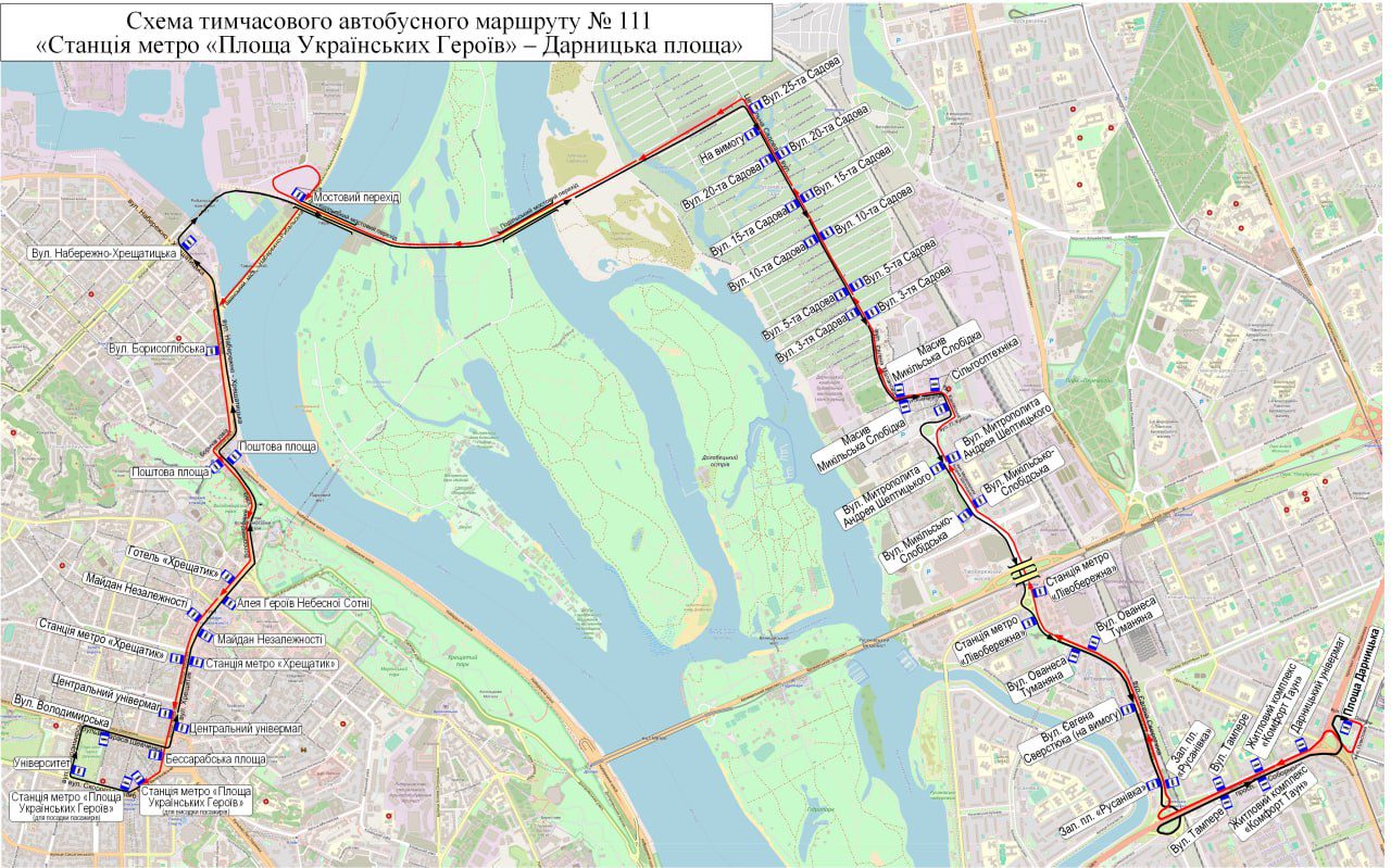 У столиці з 5 липня змінили маршрути трьох автобусів (схеми)