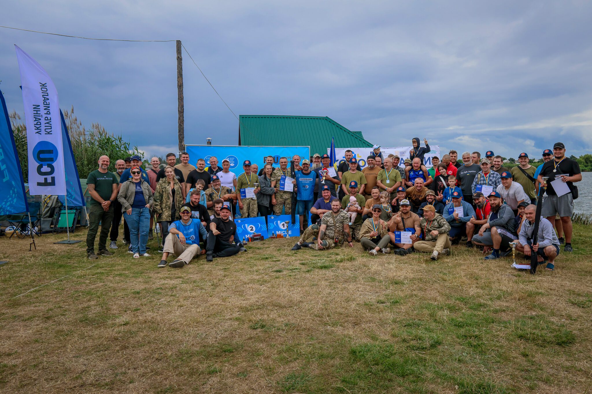 На Київщині відбулись змагання зі спортивної риболовлі серед ветеранів «Коло Незламних» (фото)