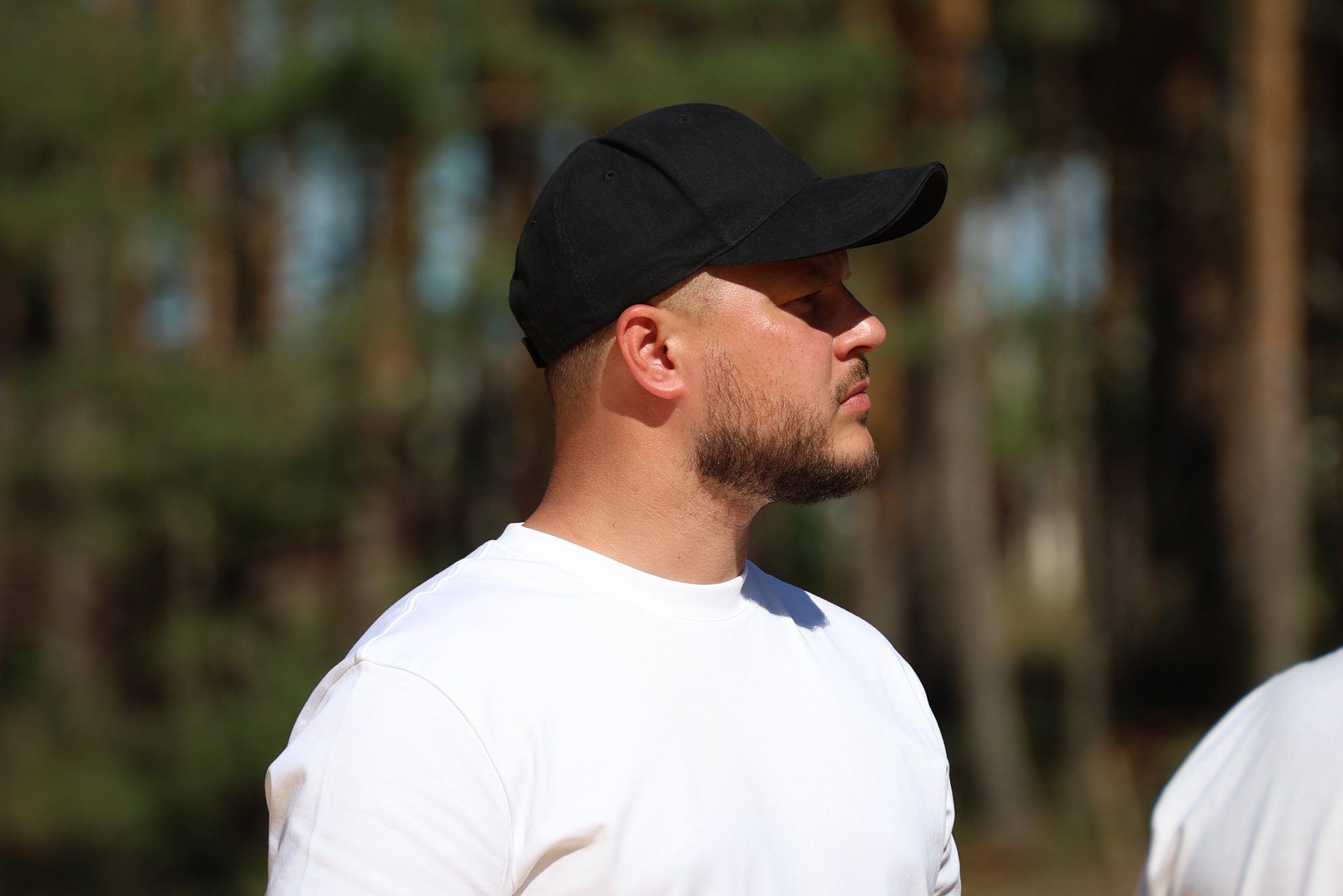 Микола Калашник оглянув будівництво тимчасового мосту у селі Лебедівка Вишгородського району
