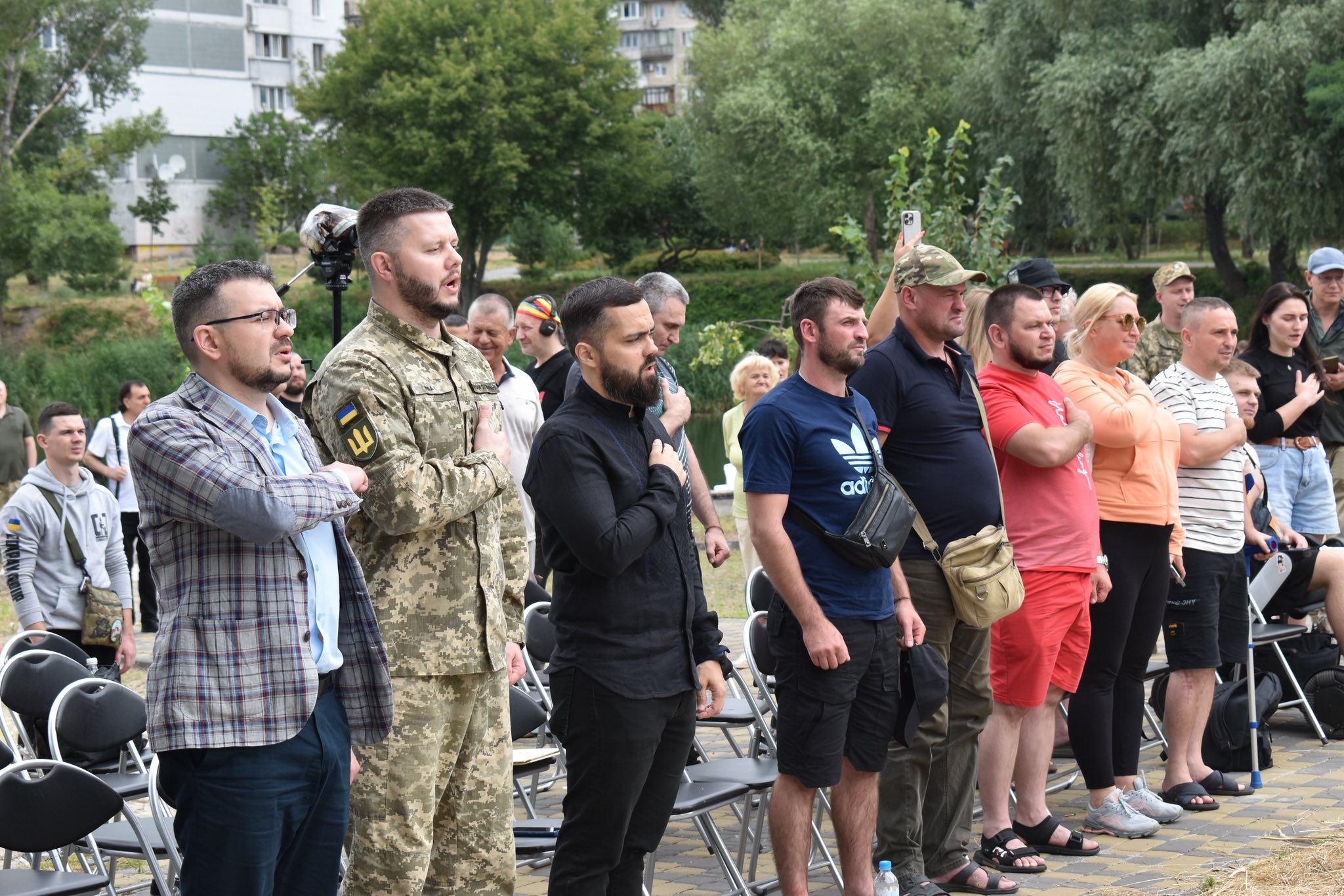 На столичній Оболоні в суботу продовжили відзначення Дня Державності України