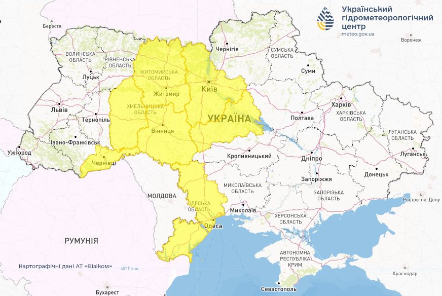 У Києві та області 16 липня очікується гроза, можливі шквали - Укргідрометцентр У Києві та області 16 липня очікується гроза, можливі шквали - Укргідрометцентр