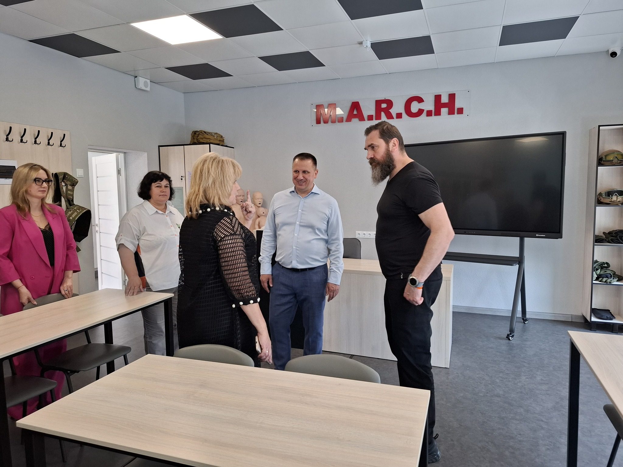 У Білогородській громаді проінспектували клас «Захисту України» та опорну кухню