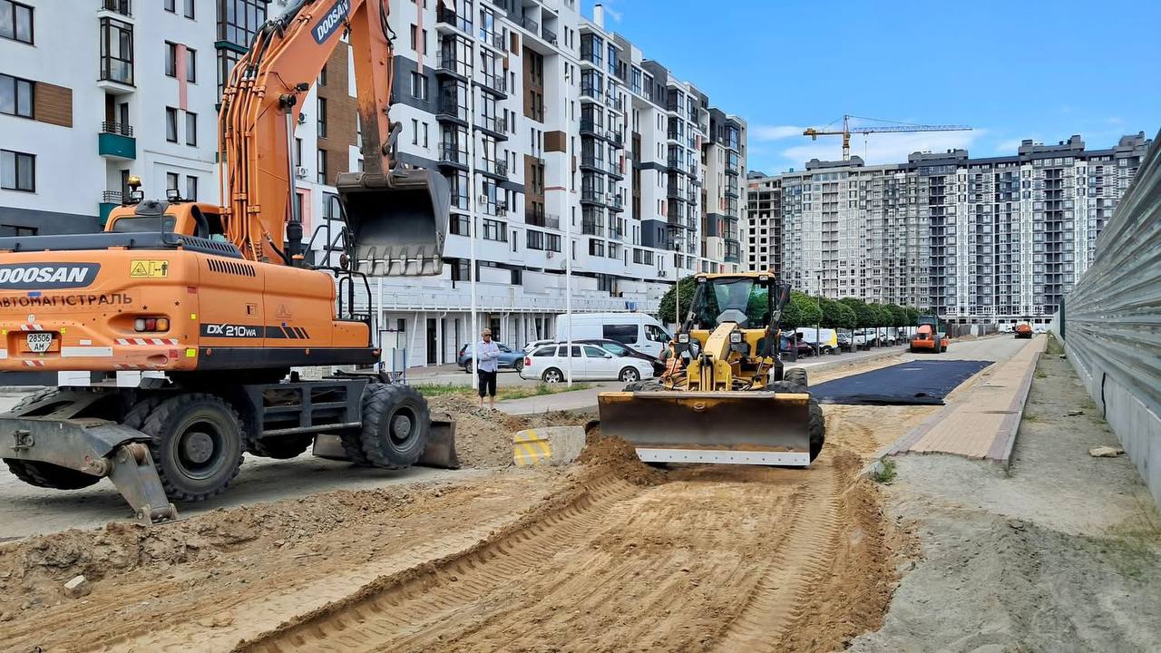 У Бучі розпочали капітальний ремонт вулиці Миколи Амосова