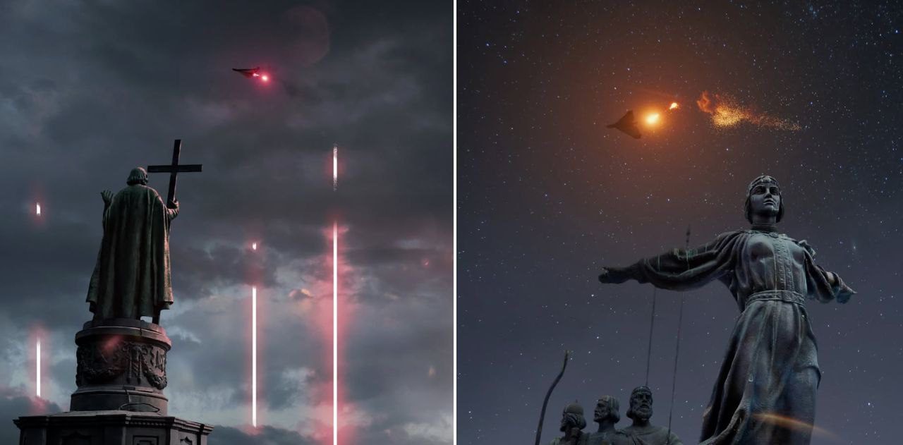 Фото збиття шахедів над монументами Києва не є продуктом ШІ, - автор