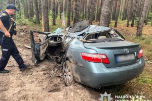 На Вишгородщині водій Toyota загинув, врізавшись у дерево На Вишгородщині водій Toyota загинув, врізавшись у дерево