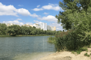 На столичній Троєщині в озері Верхнє Вигурівське потонула жінка