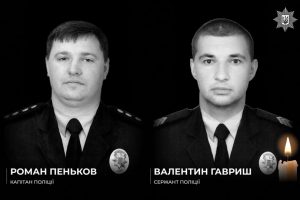 У Святогірську під час чергування загинули двоє поліцейських У Святогірську під час чергування загинули двоє поліцейських