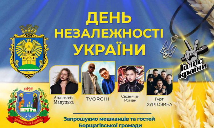Майстер-класи, концерти й виставки: як Борщагівська громада відзначить День Незалежності